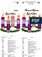 Advent Recollection Program