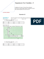 Linear Equation in Two Variables 5