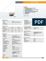 900EFR-BL-U Earth Fault Relay: Features