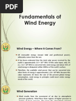 Fundamentals of Wind Energy