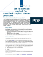 2013 Pfs European Market For Certified Tropical Timber Products