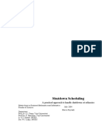 Shutdown Scheduling: A Practical Approach To Handle Shutdowns at Refineries