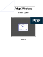 Adeptwindows: User'S Guide