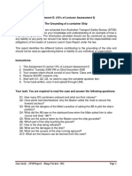 Assignment E - The Grounding of A Container Ship