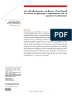 Botryoid Odontogenic Cyst - Report of Case Found - in Routine Imaginological Examinations and An Update of The Literature