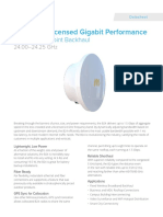 Reliable Unlicensed Gigabit Performance: B24 Point-to-Point Backhaul