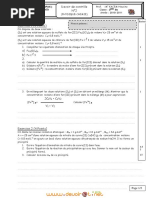 Devoir de Contrôle N°2 - Sciences Physiques - 2ème Sciences (2010-2011) MR KACEM Houcine 3