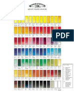 Winsor Newton WC Colour Chart