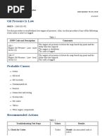 CAT - G3516H Oil Pressure Is Low PDF