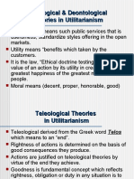 Teleological & Deontological Theories in Utilitarianism-1