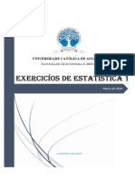 Exercicios de Estatística 1