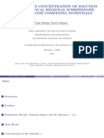 Existence and Concentration of Solution For A Non-Local Regional Schrödinger Equation With Competing Potentials