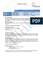 Syllabus Financial Accounting