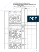 Electric Line Construction Schedule Bill Quantities Bangla Version