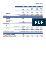 Health Master: Balance Sheet