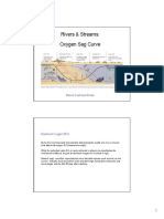 Rivers & Streams: Oxygen Sag Curve: Benoit Cushman-Roisin