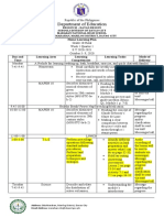 Department of Education: Home Learning Plan