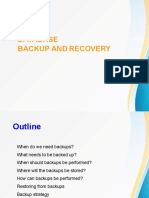 Backup and Recovery