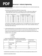 Numerical - Industry Engineering