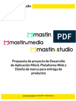 Propuesta de Proyecto de Desarrollo de Aplicación Móvil, Plataforma Web y Diseño de Marca para Entrega de Productos II PDF