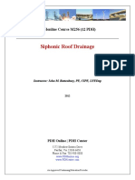 Siphonic Roof Drainage: Pdhonline Course M256 (12 PDH)