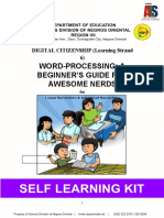 Word-Processing: A Beginner'S Guide For Awesome Nerds: DIGITAL CITIZENSHIP (Learning Strand 6)