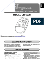 Citizen Blood Pressure Monitor CH-656C