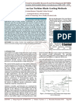 A Review Paper On Gas Turbine Blade Cooling Methods