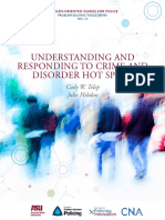 Understanding and Responding To Crime and Disorder Hot Spots