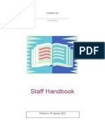 HRS - Staff - Handbook - Template - v3.0 - 2020 - Update