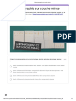 Chromatographie Sur Couche Mince PDF