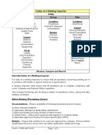 Duties of Welding Manager