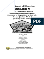 Final English Grade 9 Week 1 Second Quarter 2 PDF