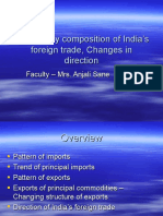 Composition and Direction of India's Foreign Trade