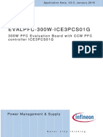 300W PFC Evaluation Board With CCM PFC Controller ICE3PCS01G