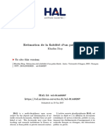 Estimation de La Fiabilité D'un Palier Fluide PDF