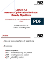 Lecture 4.a - Greedy Algorithms