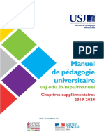 Manuel de Pedagogie Universitaire 2020 PDF