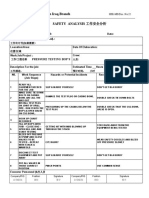 Daqing Petroleum Iraq Branch Job Safety Analysis 工作安全分析: Pressure Testing Bop'S