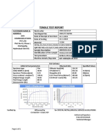 Tensile Test Report