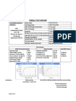 Tensile Test Report