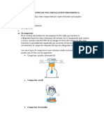 Componentes de Una Instalación Frigorifica