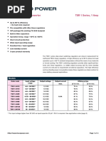 DC/DC Step-Down Converter TSR 1 Series, 1 Amp: Models