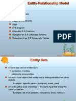 Entity Sets Relationship Sets Design Issues Mapping Constraints Keys E-R Diagram Extended E-R Features Design of An E-R Database Schema Reduction of An E-R Schema To Tables