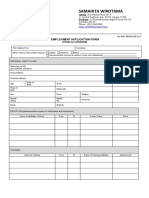 Employment Application Form