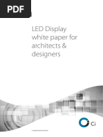 LED Display White Paper For Architects & Designers: Whitepaper