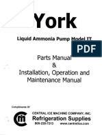 York IT Pump Parts and Maintenance Manual