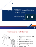 The ZF 4WG-200 Control System Testing Point: Overseas Training