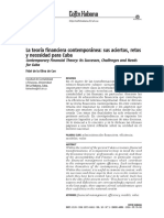 La Teoria Financiera para Cuba