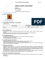 Material Safety Data Sheet: Eau de Parfum Not A Perfume